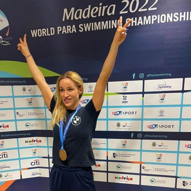 Gold Medal World Para Swimming Championship Madeira 2022 Karolina Pelendritou